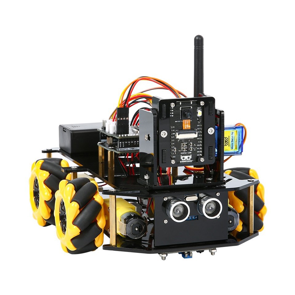 KUONGSHUN ESP32 Cam Smart Robot Car ESP32 Camera Robotics Starter Kit For Arduino