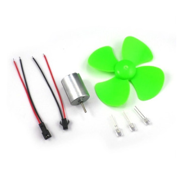 프로 펠 러와 DC 모터 100 m m 큰 네 잎 바람 전원 발전기 세트